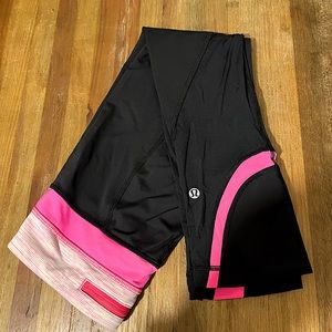 LULULEMON; ✨DISCONTINUED✨ run inspire cropped leggings; size 4